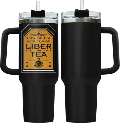 Dumpster Fire This Little 40 oz Tumbler with Handle, Unique Gift | Gifts for Him Her, Friends & Coworkers