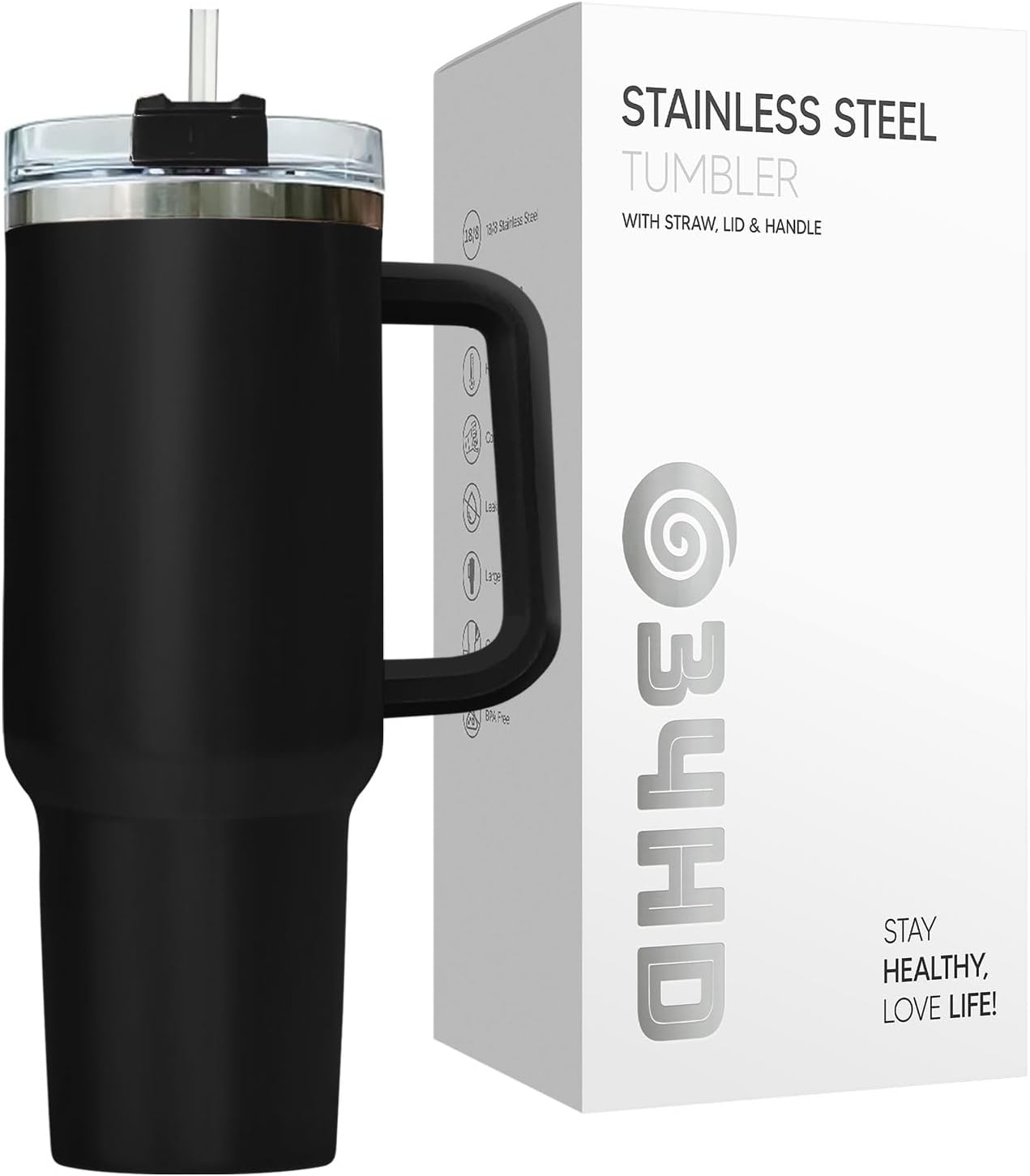 Dumpster Fire This Little 40 oz Tumbler with Handle, Unique Gift | Gifts for Him Her, Friends & Coworkers