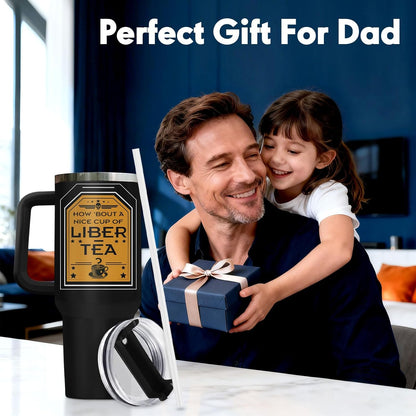 Dumpster Fire This Little 40 oz Tumbler with Handle, Unique Gift | Gifts for Him Her, Friends & Coworkers