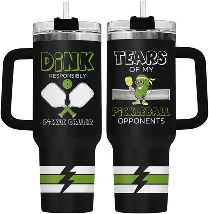 Dumpster Fire This Little 40 oz Tumbler with Handle, Unique Gift | Gifts for Him Her, Friends & Coworkers