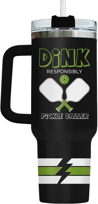 Dumpster Fire This Little 40 oz Tumbler with Handle, Unique Gift | Gifts for Him Her, Friends & Coworkers