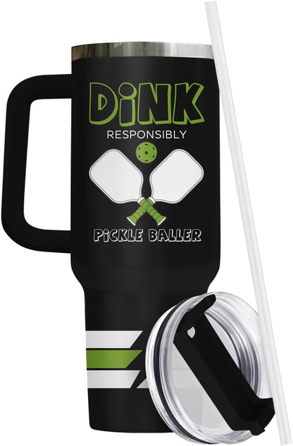 Dumpster Fire This Little 40 oz Tumbler with Handle, Unique Gift | Gifts for Him Her, Friends & Coworkers