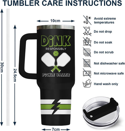 Dumpster Fire This Little 40 oz Tumbler with Handle, Unique Gift | Gifts for Him Her, Friends & Coworkers