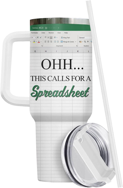 Dumpster Fire This Little 40 oz Tumbler with Handle, Unique Gift | Gifts for Him Her, Friends & Coworkers