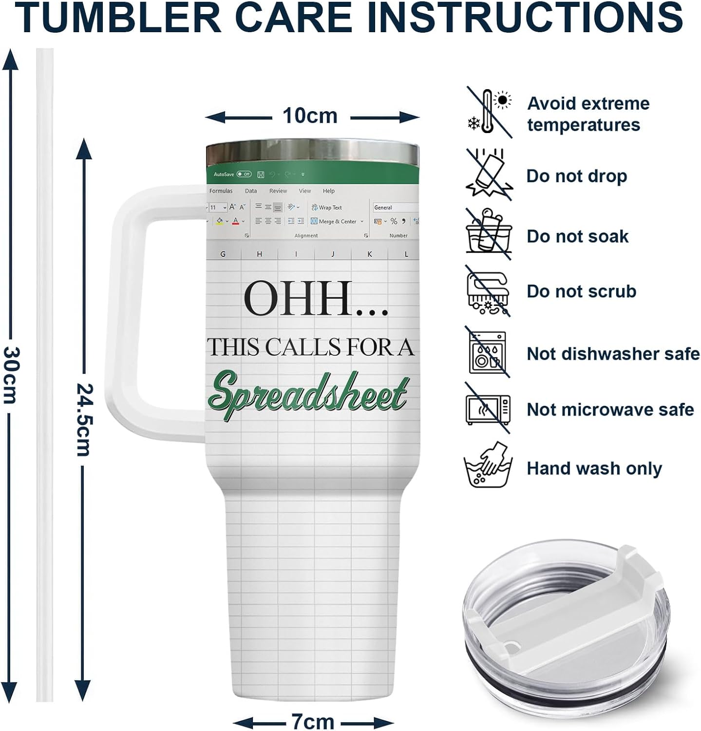 Dumpster Fire This Little 40 oz Tumbler with Handle, Unique Gift | Gifts for Him Her, Friends & Coworkers