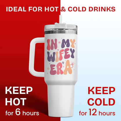 Dumpster Fire This Little 40 oz Tumbler with Handle, Unique Gift | Gifts for Him Her, Friends & Coworkers