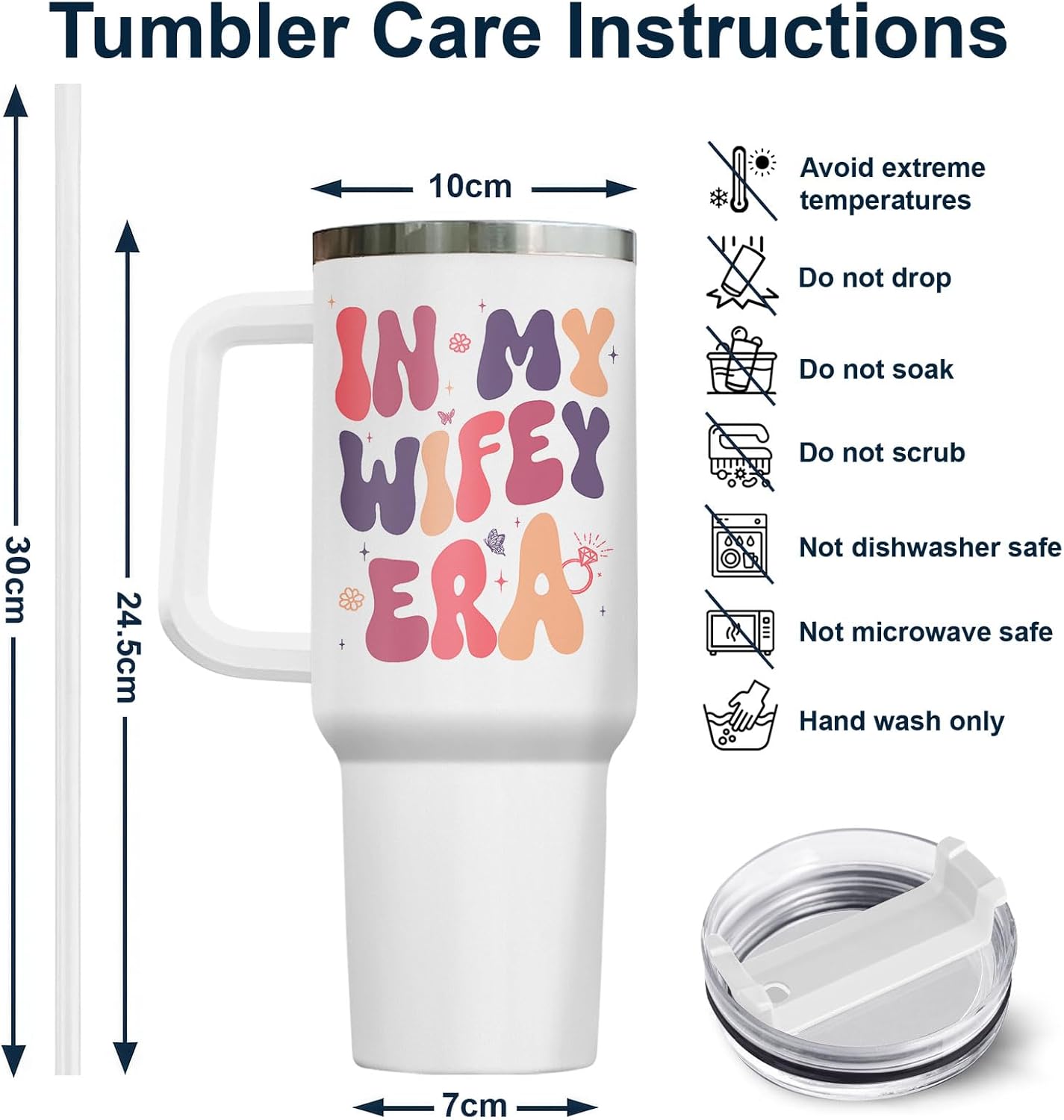 Dumpster Fire This Little 40 oz Tumbler with Handle, Unique Gift | Gifts for Him Her, Friends & Coworkers