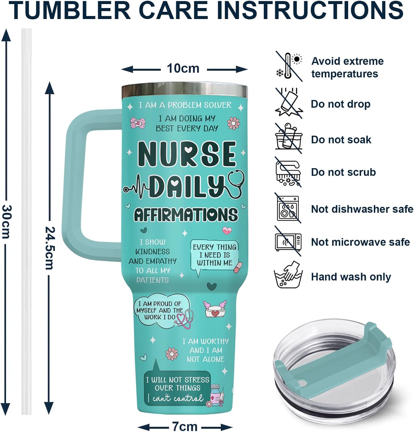 Dumpster Fire This Little 40 oz Tumbler with Handle, Unique Gift | Gifts for Him Her, Friends & Coworkers