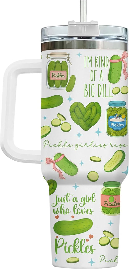 Dumpster Fire This Little 40 oz Tumbler with Handle, Unique Gift | Gifts for Him Her, Friends & Coworkers