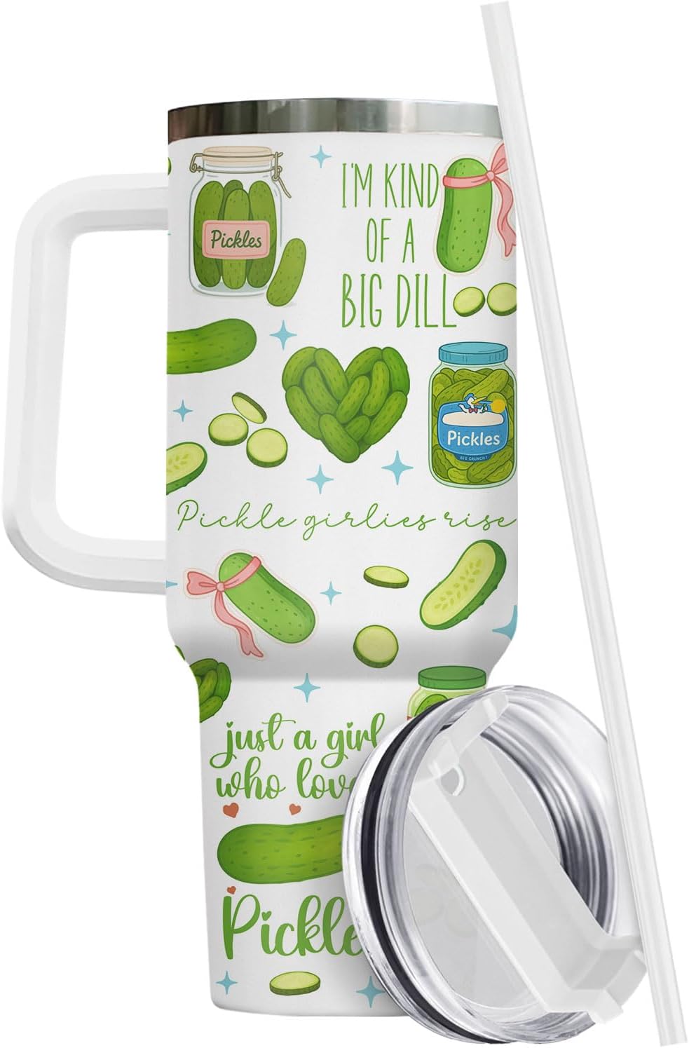 Dumpster Fire This Little 40 oz Tumbler with Handle, Unique Gift | Gifts for Him Her, Friends & Coworkers