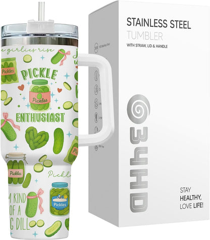Dumpster Fire This Little 40 oz Tumbler with Handle, Unique Gift | Gifts for Him Her, Friends & Coworkers