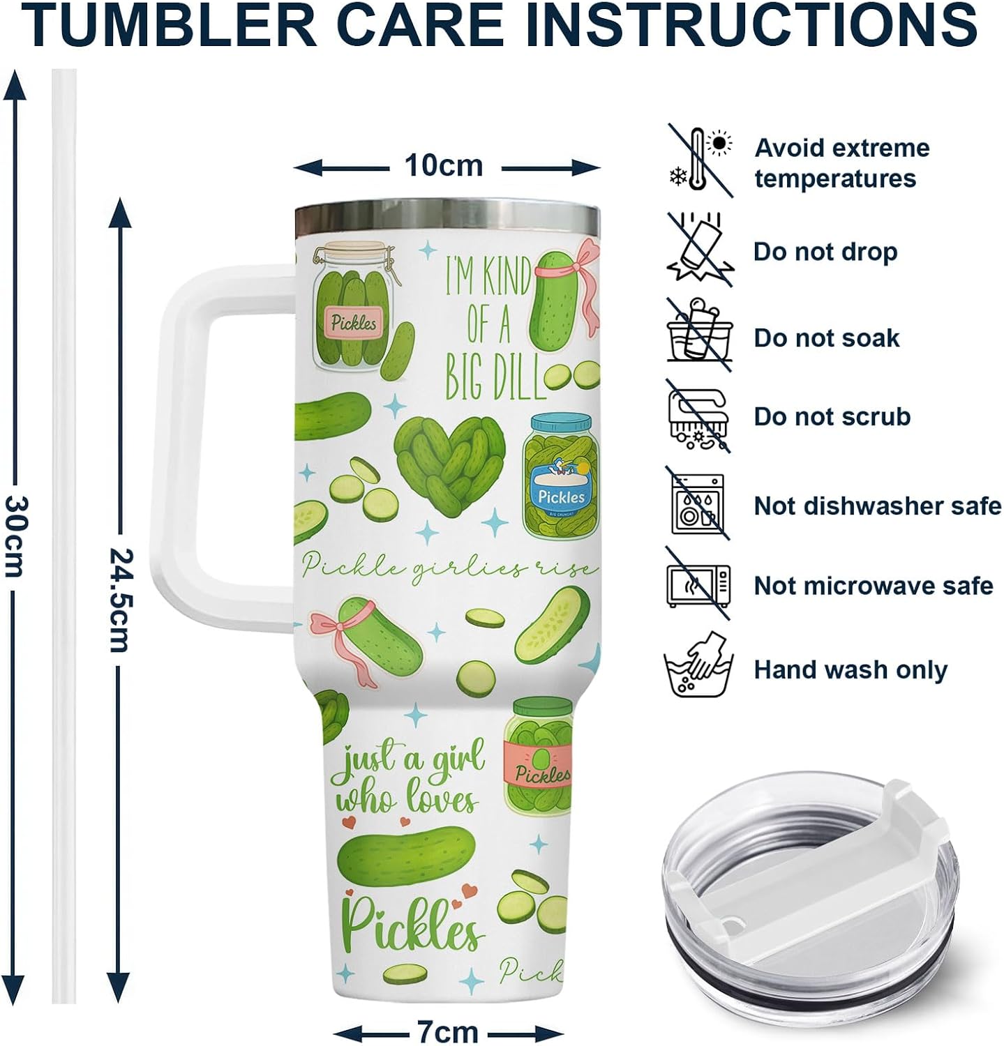 Dumpster Fire This Little 40 oz Tumbler with Handle, Unique Gift | Gifts for Him Her, Friends & Coworkers