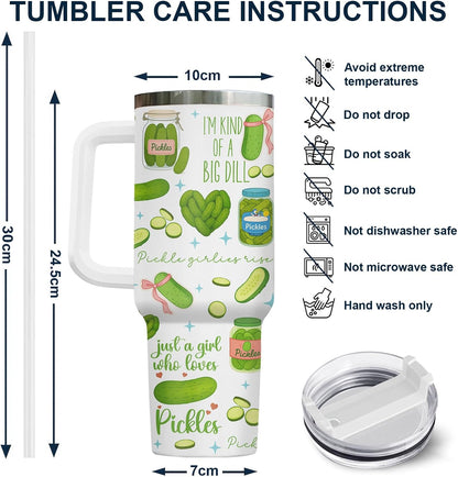 Dumpster Fire This Little 40 oz Tumbler with Handle, Unique Gift | Gifts for Him Her, Friends & Coworkers