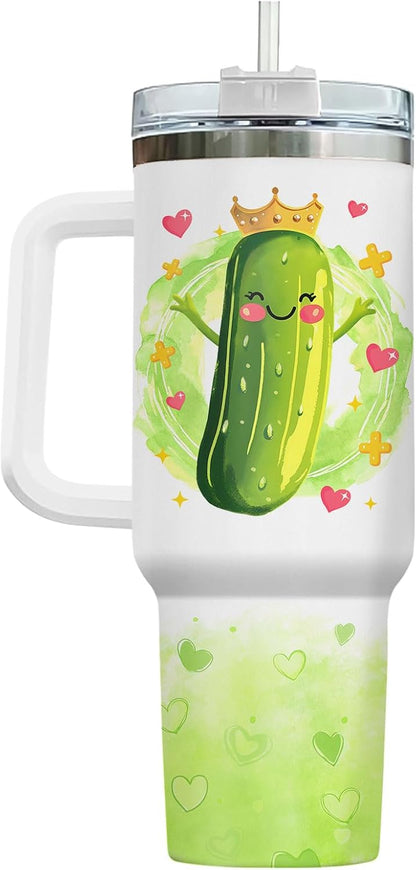 Dumpster Fire This Little 40 oz Tumbler with Handle, Unique Gift | Gifts for Him Her, Friends & Coworkers