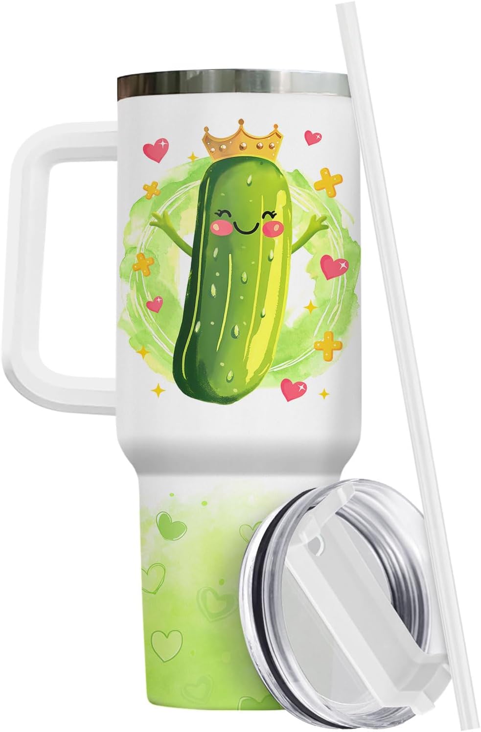 Dumpster Fire This Little 40 oz Tumbler with Handle, Unique Gift | Gifts for Him Her, Friends & Coworkers