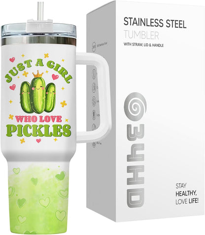 Dumpster Fire This Little 40 oz Tumbler with Handle, Unique Gift | Gifts for Him Her, Friends & Coworkers