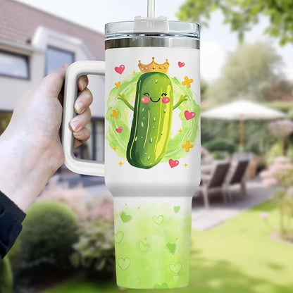 Dumpster Fire This Little 40 oz Tumbler with Handle, Unique Gift | Gifts for Him Her, Friends & Coworkers