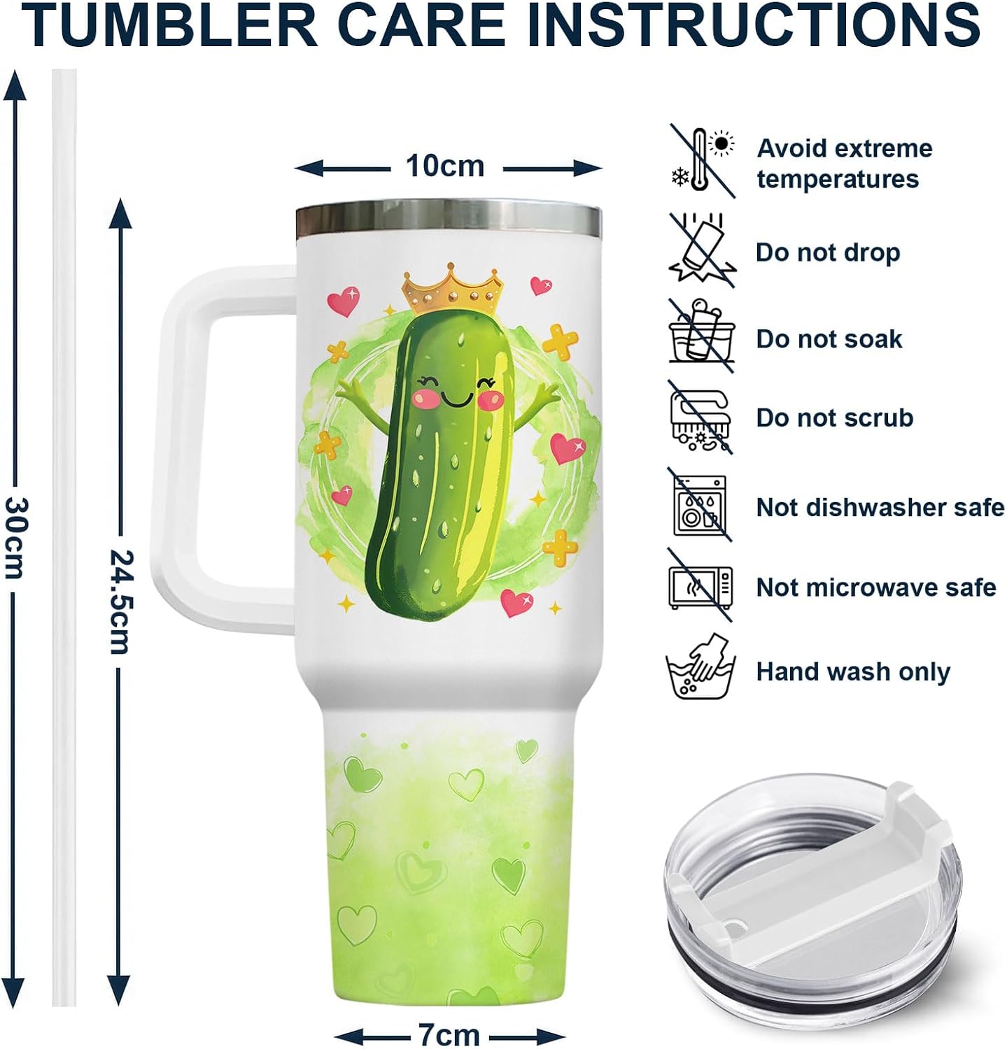Dumpster Fire This Little 40 oz Tumbler with Handle, Unique Gift | Gifts for Him Her, Friends & Coworkers