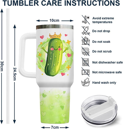 Dumpster Fire This Little 40 oz Tumbler with Handle, Unique Gift | Gifts for Him Her, Friends & Coworkers