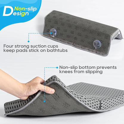 Baby Bath Kneeler Pad Set, Grey