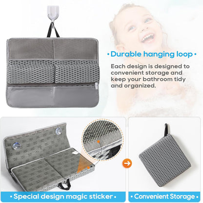 Baby Bath Kneeler Pad Set, Grey