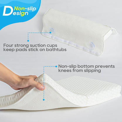 Baby Bath Kneeler Pad Set, Grey