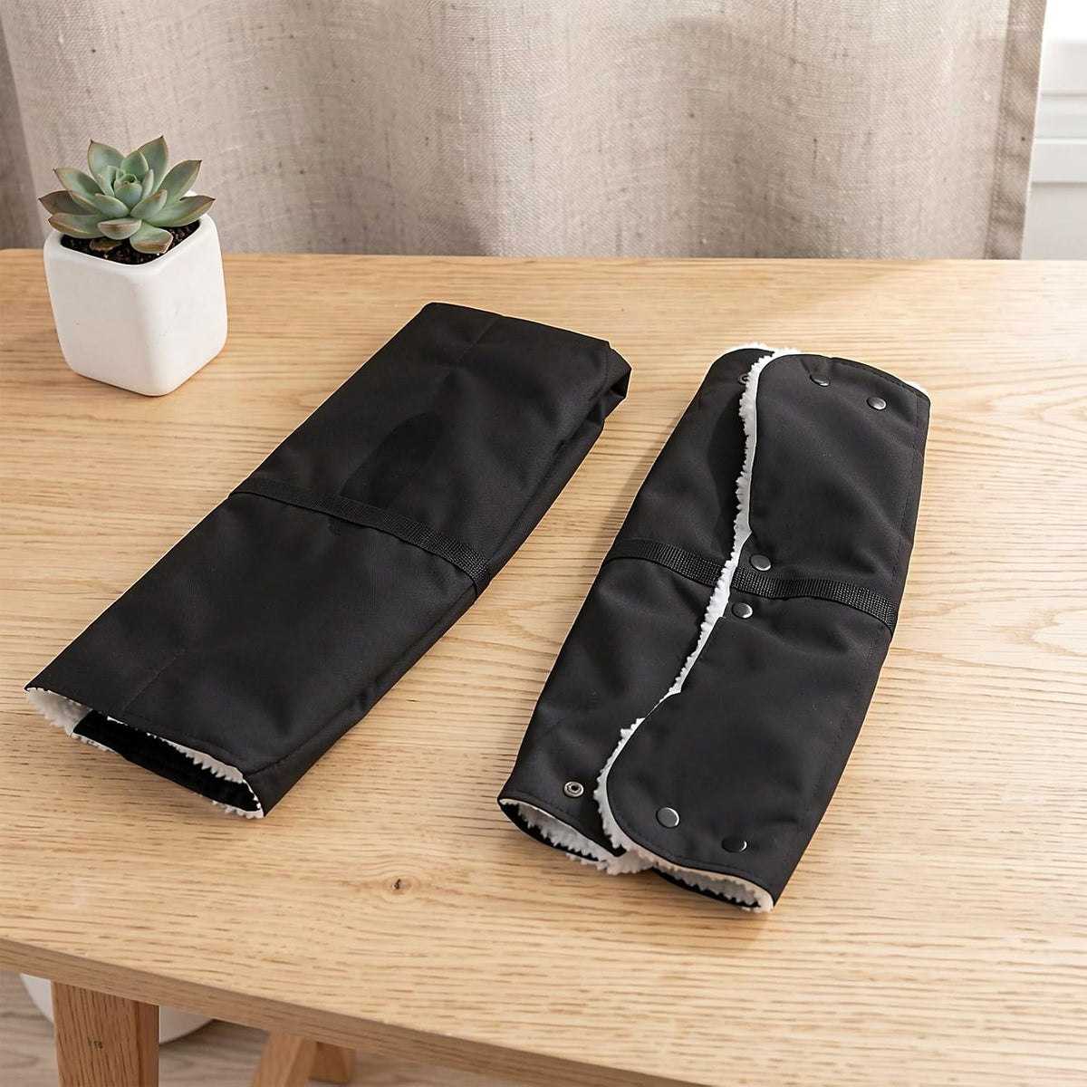 2pcs Pram Hand Muff, Thick Waterproof Fleece Lined Winter Cover