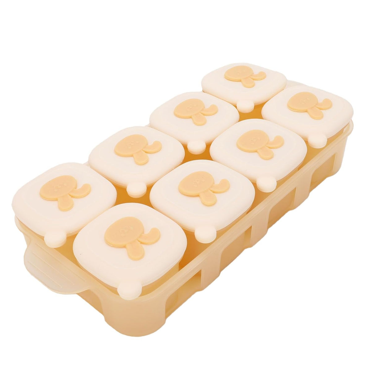 Silicone Infant Food Freezer Tray Divided Storage for Homemade Purees Stackable for Organized Storage