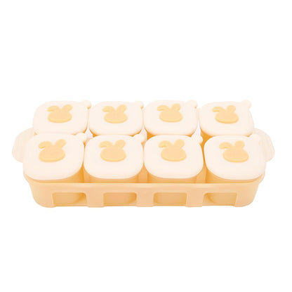 Silicone Infant Food Freezer Tray Divided Storage for Homemade Purees Stackable for Organized Storage