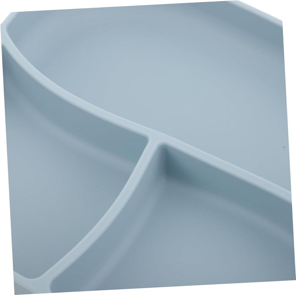 Divided Food Plate Silicone with Suction Cup for Elderly Patients