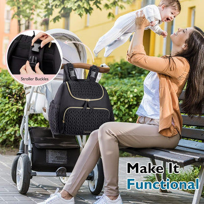 Diaper Bag Backpack, Large Travel Baby Bag for Daily Essentials