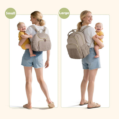 Diaper Bag Backpack, Large Travel Baby Bag for Daily Essentials