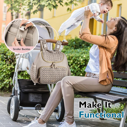 Diaper Bag Backpack, Large Travel Baby Bag for Daily Essentials
