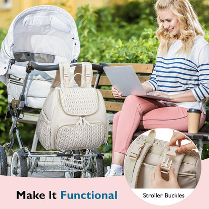 Diaper Bag Backpack, Large Travel Baby Bag for Daily Essentials