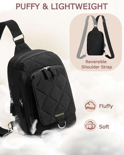 Mini Diaper Bag with Changing Pad, Small Crossbody Diaper Purse