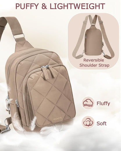 Mini Diaper Bag with Changing Pad, Small Crossbody Diaper Purse