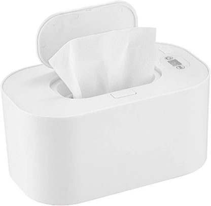 Baby Wet Wipes Warmer Baby Wipes Dispenser Wipe Holder with Lid Portable Wet Wipe Pouch (Pink)
