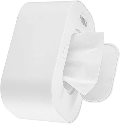 Baby Wet Wipes Warmer Baby Wipes Dispenser Wipe Holder with Lid Portable Wet Wipe Pouch (Pink)