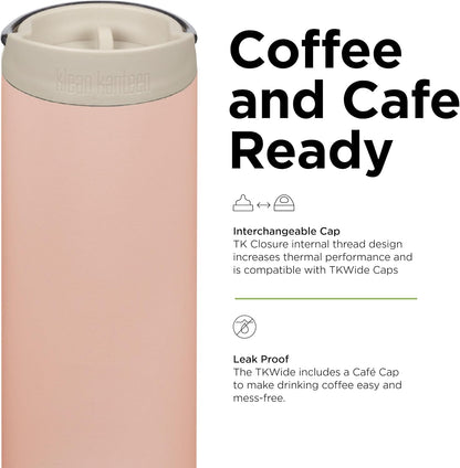 16oz TKWide Insulated Coffee Tumbler with Café Cap - Corsair