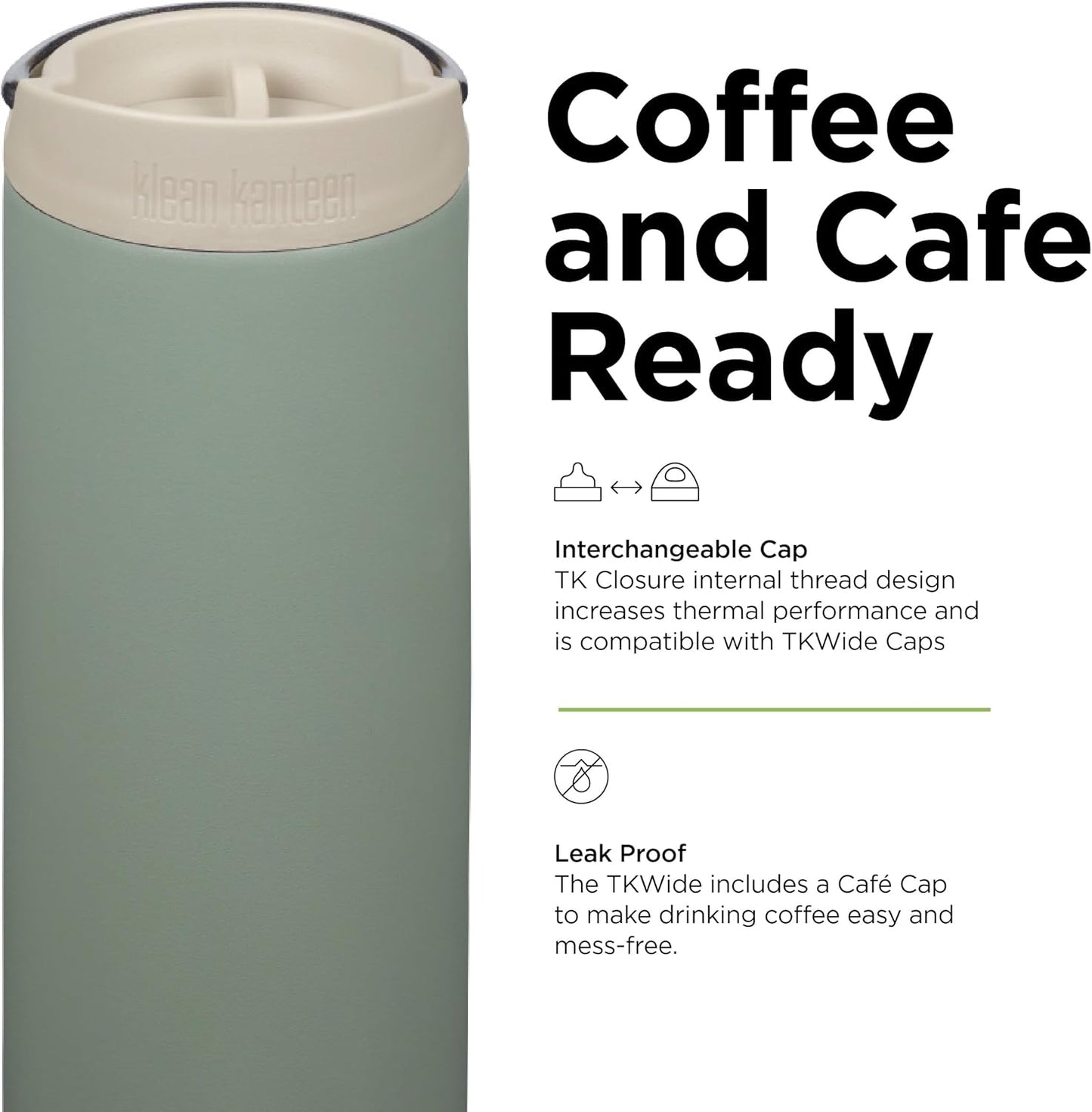 16oz TKWide Insulated Coffee Tumbler with Café Cap - Corsair
