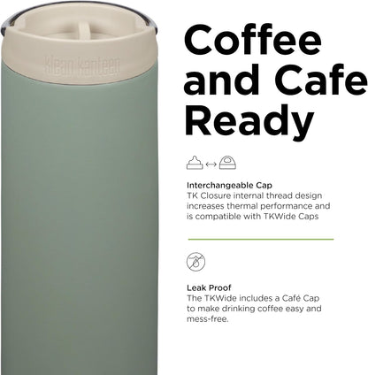 16oz TKWide Insulated Coffee Tumbler with Café Cap - Corsair