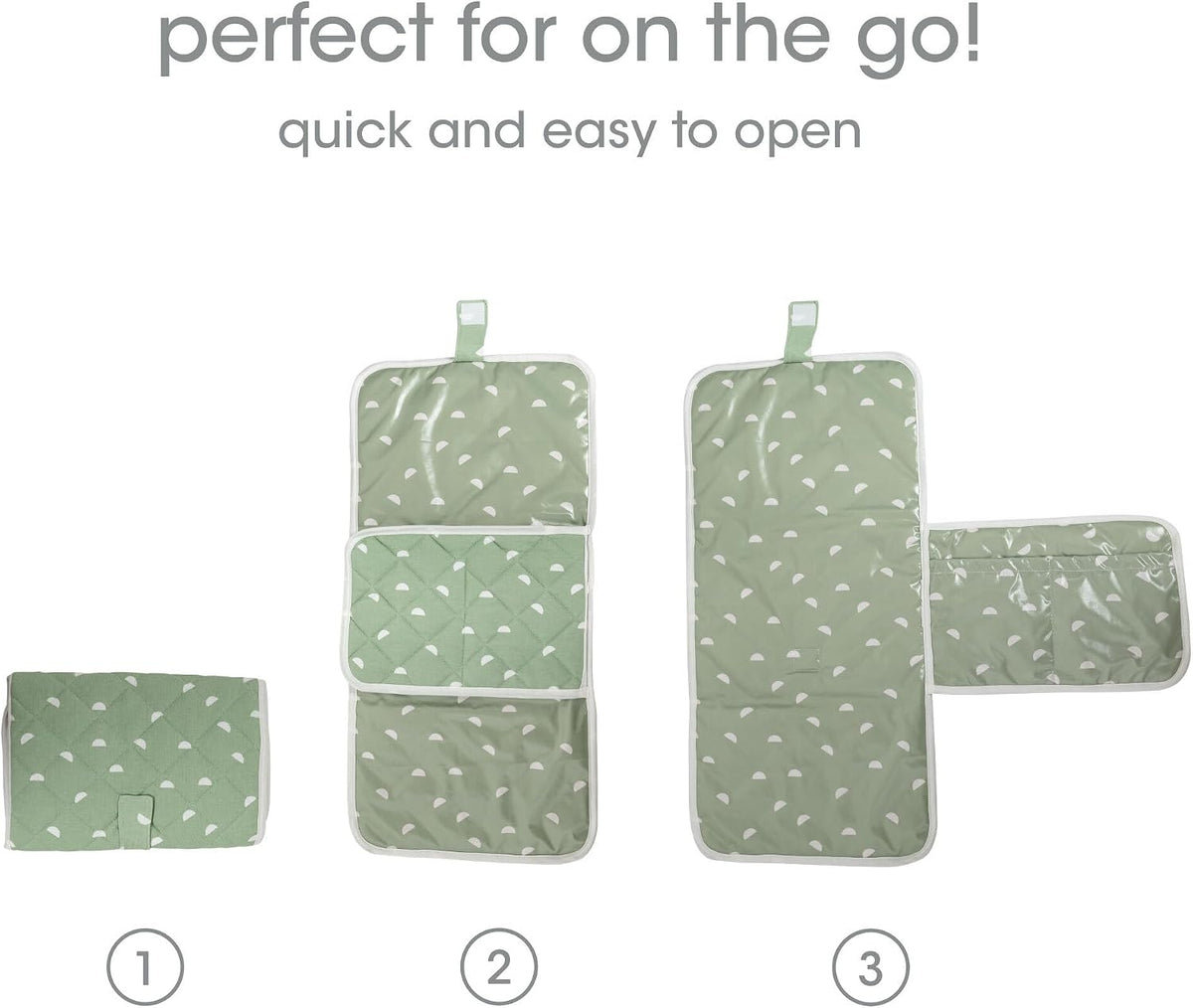 Baby Diaper Bag Organizing Zipper Pouches, Set of 3
