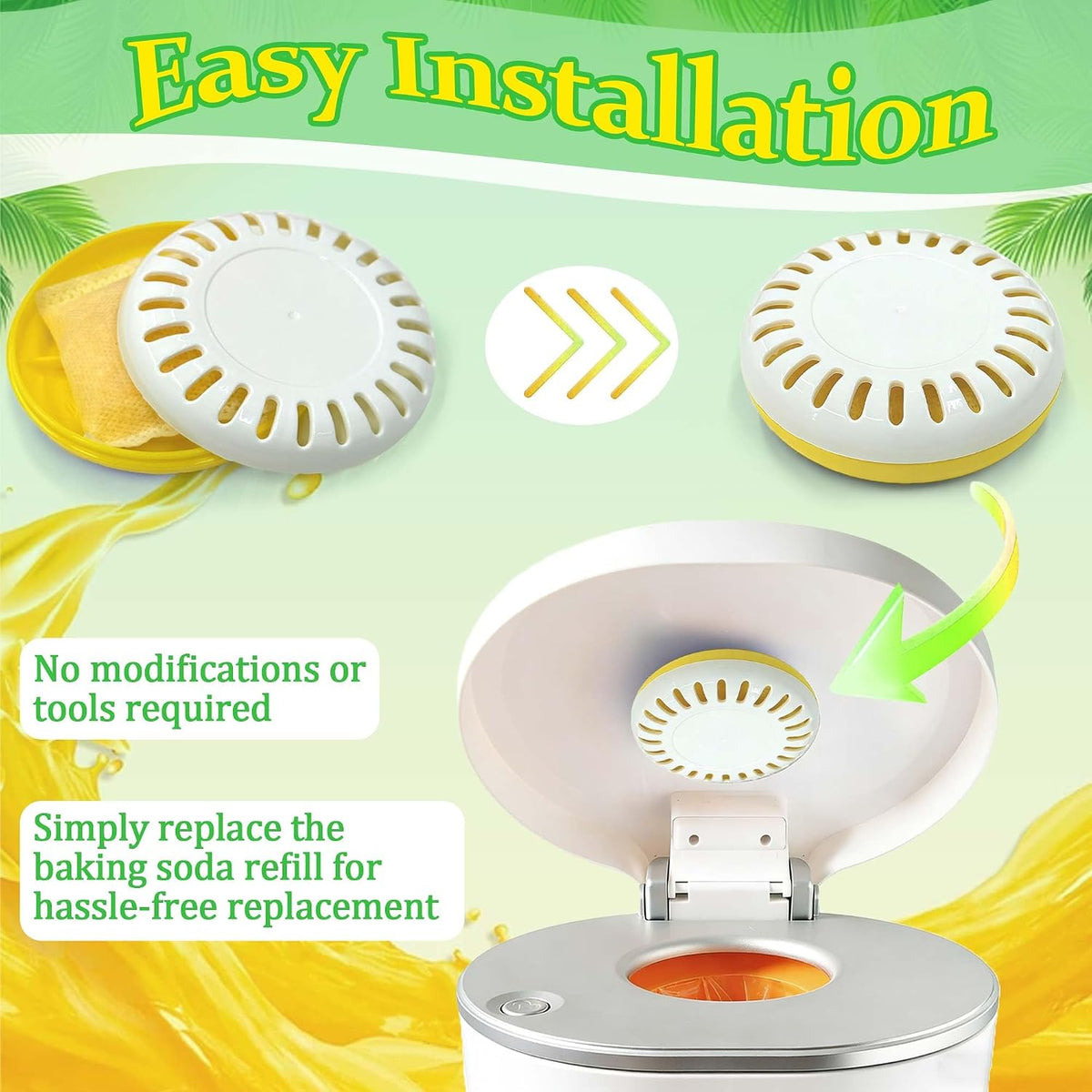 Diaper Pail Deodorizer for Munchkin Step and Pail Diaper Pails