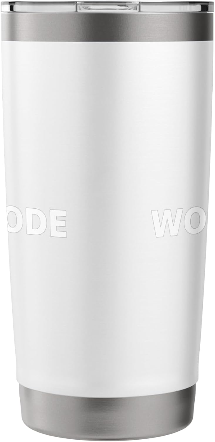 Work Mode Minimalist Typography Funny Office Focus Stainless Steel Insulated Tumbler