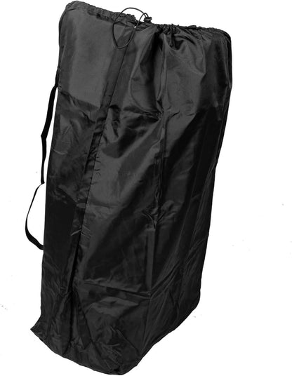 Heavy Duty Water Resistant Travel Stroller Bag with Double Shoulder Straps for Airplane Gate Check Compatible with Folding Strollers Reinforced Drawstring Closure for Secure