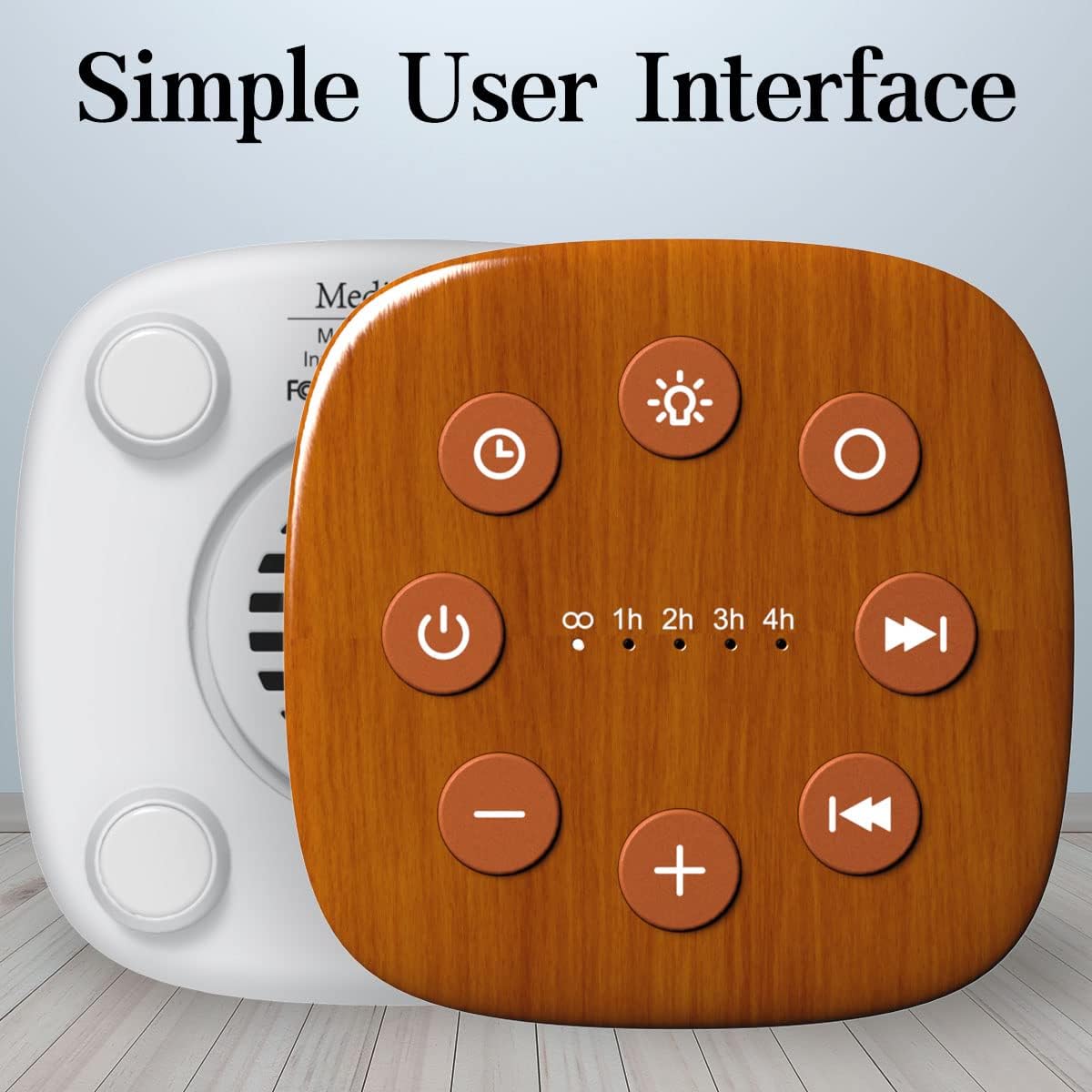 White Noise Sound Machine 30 Soothing Sounds with 32 Volume Control 12 Night Light 5 Timers Portable Sleep Machine for Travel Powered by AC or USB Sleep Therapy for Baby Kids Adults (Black)
