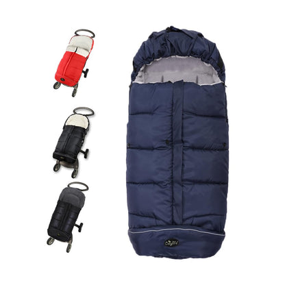Stroller Footmuff, Insulated Stroller Blanket Evelution, Water Repellent Winter Bunting Bag for Strollers, Central Open, Height Adjustable, M6-4T