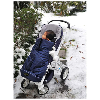Stroller Footmuff, Insulated Stroller Blanket Evelution, Water Repellent Winter Bunting Bag for Strollers, Central Open, Height Adjustable, M6-4T