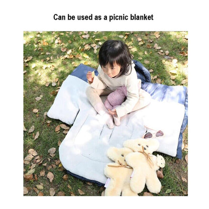 Stroller Footmuff, Insulated Stroller Blanket Evelution, Water Repellent Winter Bunting Bag for Strollers, Central Open, Height Adjustable, M6-4T