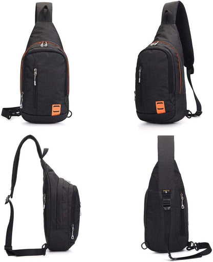 Small Sling Backpack Waterproof Unisex Shoulder Bag Chest Crossbody Daypack